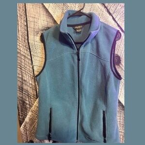 Eddie Bauer Women's Blue Fleece Vest